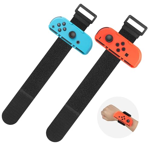 Mejores review On-line Pulsera felicidad que Puedes comprar On-line. 34 RTTACRTT - Muñequeras para Just Dance 2024, 2023, 2022, 2021, interruptor y para Zumba Burn It Up, correas elásticas ajustables de baile para interruptor e interruptor OLED Joy...