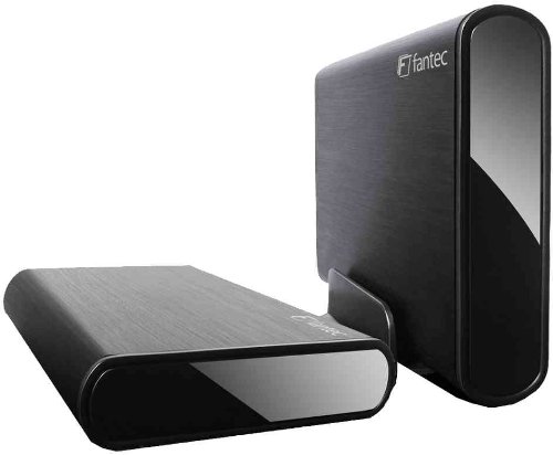 Fantec DB-ALU3e 1TB externe Festplatte (8,9 cm (3,5 Zoll) eSATA, USB 3.0) schwarz