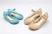 GenialES Disfraz Sandalias de Vestido con Tacón Plástico Princesa Queen Balnco para...