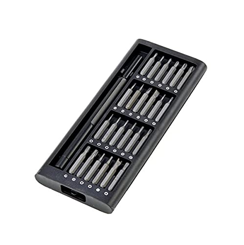 Juego de destornilladores de precisión 24 en 1 caja aluminio