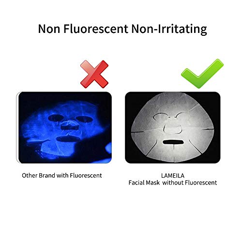 DIY Cotton Compressed Facial Masks, Facial Mask Sheet Paper for Small Face,DIY Cotton Sheet Masks,Facial Paper Natural Cotton Wrapped Paper 2 Pack 60 PCS Total