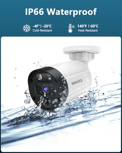 Image of (2026 New) 4K Wireless Security Camera System Outdoor, Long Range +76% WiFi, Dual Antennas Cameras & 4-Antenna NVR, PIR Human Detection, 130 Wide Angle, 2-Way Audio, No Monthly Fee