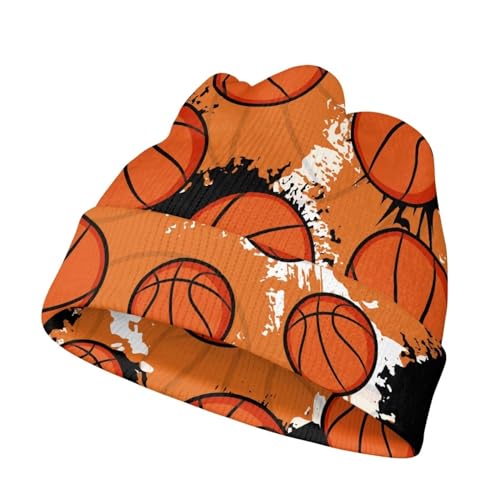 Funny Fire Beanie Hats for Boys Daily Outdoor Casual Warm Cuffed Knit Beanies Soft Winter Hat Cap