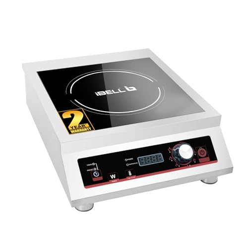 IBELL Induction Cooktop, Commercial Purpose & Heavy Duty, 3500W, ...