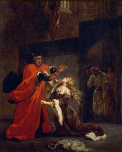 Toile Othello Delacroix pour créer une ambiance théâtrale et élégante dans votre chambre