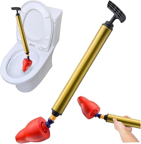 GLOGLOW Toilettenabfluss Verstopfungskolben, Druckluft Rohrreinigerm Toiletten Luftkolben Multifunktionales Schneller Hochdruck Abflussreiniger für Waschbecken Bodenablauf Toiletten Rohrverstopfung