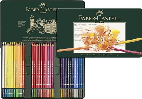 Faber-Castell 110060 - Estuche de Metal con 60 Ecolápices