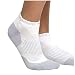 Tommie Copper Women's Performance Break Away Ankle Socks, White, 7-9.5