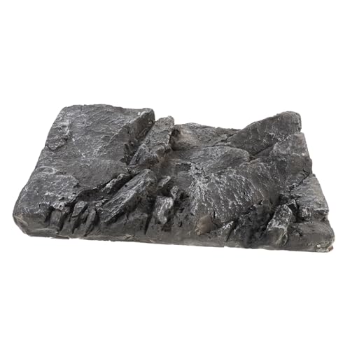 EXAOMBLE 爬虫箱背景板 岩デザイン 水槽用リアルテクスチャー装飾 ボード型