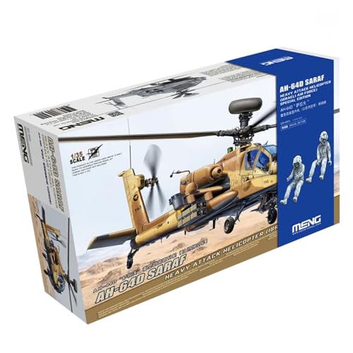 Maquette Meng Model 1:35 AH-64D Saraf édition spéciale en plastique