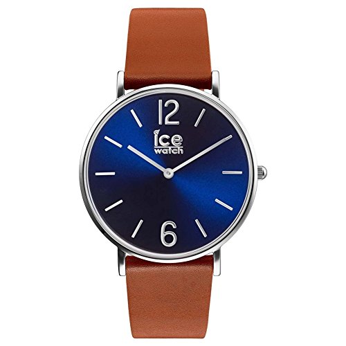 ICE-WATCH - City Tanner Caramel Blue - Montre Marron pour Femme avec Bracelet en...