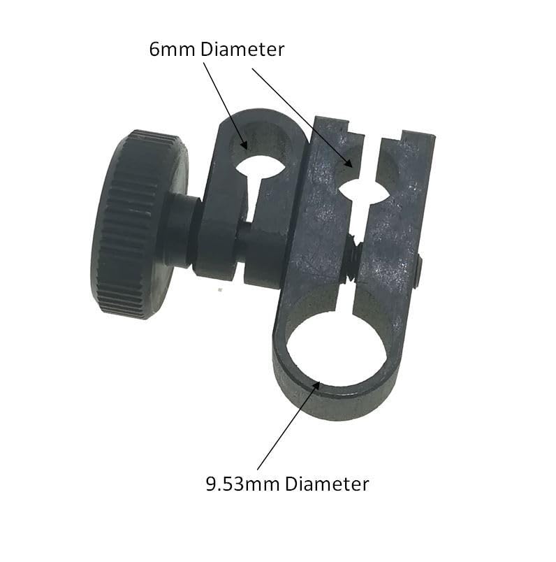 Dial Indicator Sleeve Swivel Dovetail Clamp 9.53mm 6mm 6mm Hole for Mitutoyo 900320