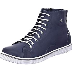 Andrea Conti Dames 0027913 hoge sneakers, blauw D blauw 017, 40 EU