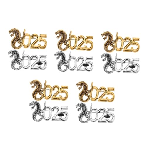 Badge de serpent broche animale lot de 5 sets pour revers de veste en alliage