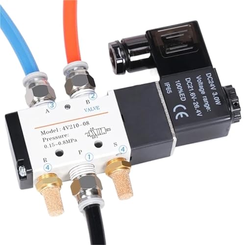 Vanne pneumatique solénoïde 5/2 4V210-08 pour stopper les fuites d'air 12V