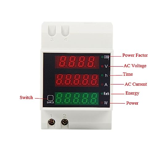 Compteur numérique rail din triphasé et monophasé pour optimiser l'énergie
