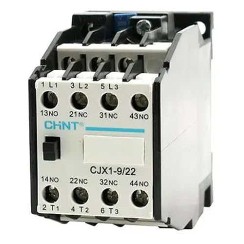 Contacteur ca CJX1-9/22 triphasé relais de commande bobine 220V 50Hz contact auxiliaire 2NO 2NC
