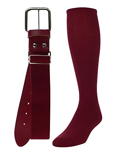 Image of TCK Baseball or Softball Sock /Belt Combo- Youth & Adult Sizes for Boys and Girls Men and Women