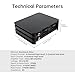 DriSentri 4-Channel Full-Range Amplifier, 4 Channel 80W x 4 Class A/B Audio Modification Power Amplifier Digital Sound Processor for Android Car Player