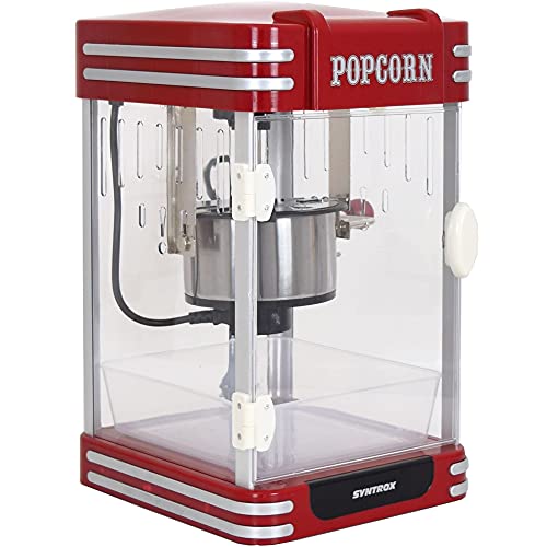 Syntrox Germany Nostalgie Retro Popcorn Maker Popcornmaschine Wyoming PCM-310 – Bild 3