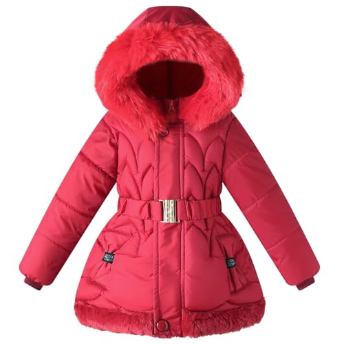 Girl Winter Dress Coat Heavyweight Outwear Snow Puffer Jacket Kids Parka Clothes