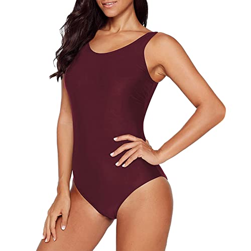 Bañador Mujer Piscina Reductores Trajes De Baño Talla Grande Reductor Barriga Una Pieza Cintura Alta Traje De Baño Natación Secado Rápido Menstrual Bañadores Control De Abdomen Sexy Ropa De Baño Playa
