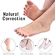HNYGS-EU Zehenspreizer Hallux Valgus Silikon, 4 Stück Zehenspreizer, 1 Stück Korrekturbandage, Zehenspreizer, zur Linderung von Hallux Valgus Schmerzen, geeignet für Herren und Damen
