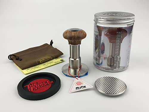 The Force Tamper-Automatic Impact Coffee Tamper Adjustable Const Pressure And Autoleveling Waffle Set (Jelly, 58.50Mm) #TOP3