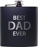 Best Dad Ever Flask, Funnel and Gift Box - Great Gift for Father's Day, Birthday, or Christmas Gift for Dad, Grandpa, Grandfather, Papa, Husband