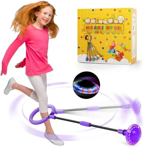 chimoo Bola de Salto de Tobillo Plegable Anillo de Salto Intermit...