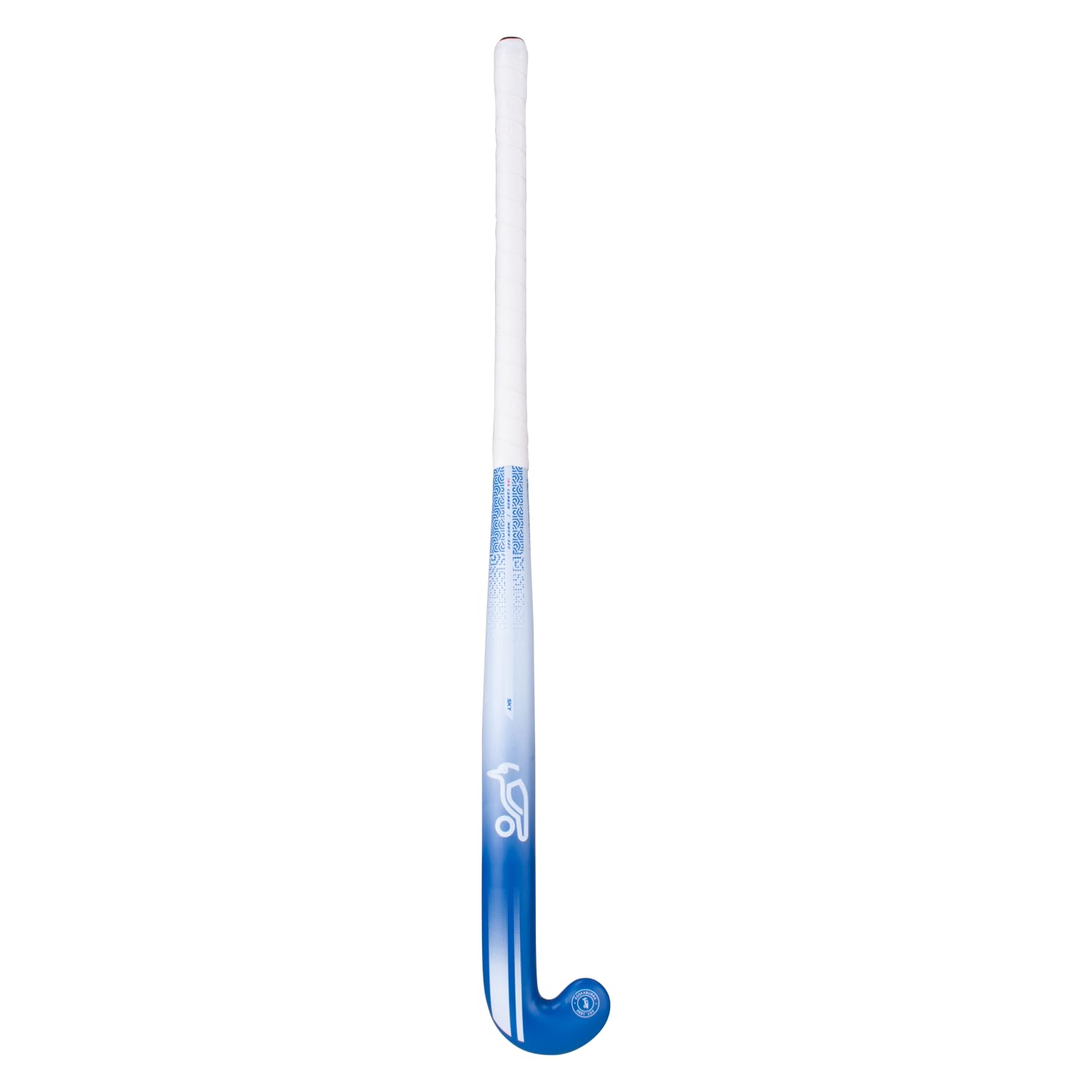 Kookaburra Unisex Sky Mid Bow Field Hockey Stick, Blue/White