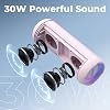 RIENOK Portable Bluetooth Speaker 30W Plus 100W Voice Amplifier with 2 Wireless Microphones