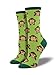 Socksmith Womens' Novelty Crew Socks "Monkey-No Evil" - 1 pair (Lime)