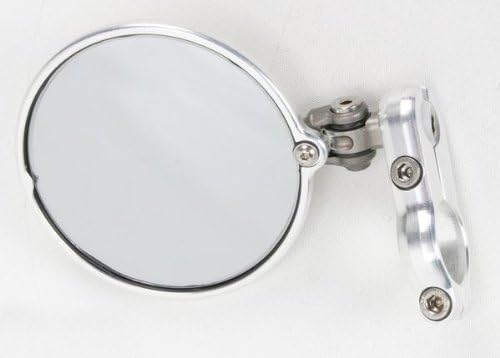 Constructors Racing Group Bar End Mirror Hindsight LS (lane splitter) Silver HSLS-201-L