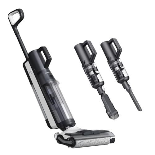 PUREPLUS Aspirateur eau et Poussière Intelligent,Mop et Aspirateur Sans fil 2 en 1 Convient à un Large éventail de Surfaces Léger et Portatif