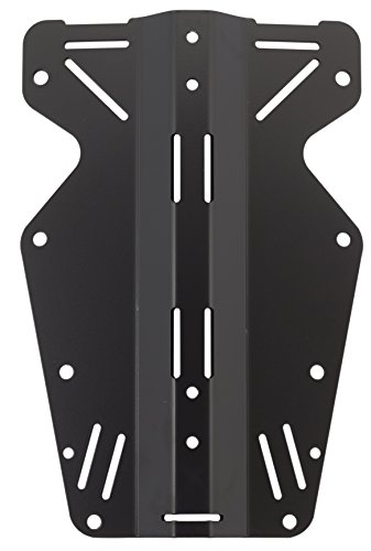 Scuba Force Devil Backplate 3 mm, 2.3 kg Tauch Sets, schwarz, One Size Cover