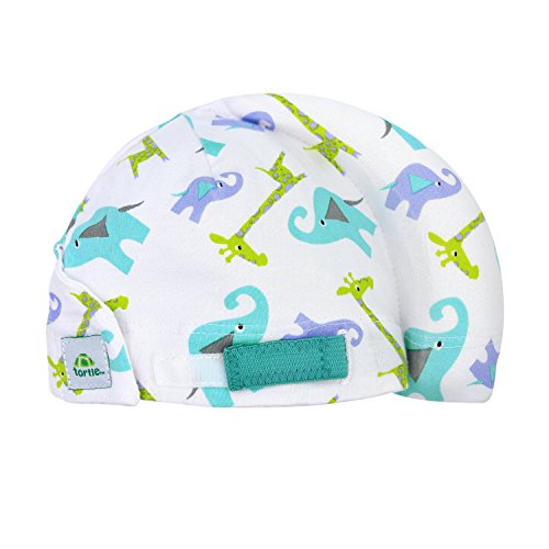Tortle Lucky Elephant Adjustable Repositioning Beanie, Corrective for Flat Head Syndrome (Medium)