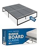 Meliusly Premium 10mm Bunkie Board Queen Size (60x80'') Patent Pending Low Profile Bed Board Design - Breathable, Noise Minimizing, Moisture Resistant Bunkieboards, Low Profile Bed Support