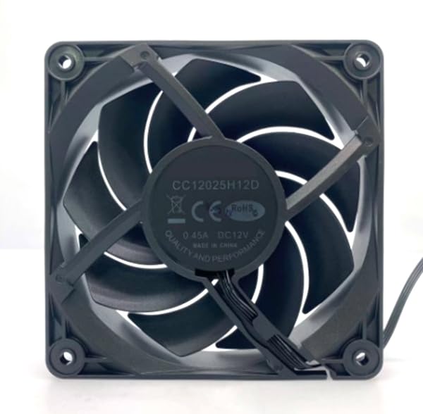 Ventilador de 120 mm CC12025H12D para mantener silencioso tu ordenador de despacho en verano