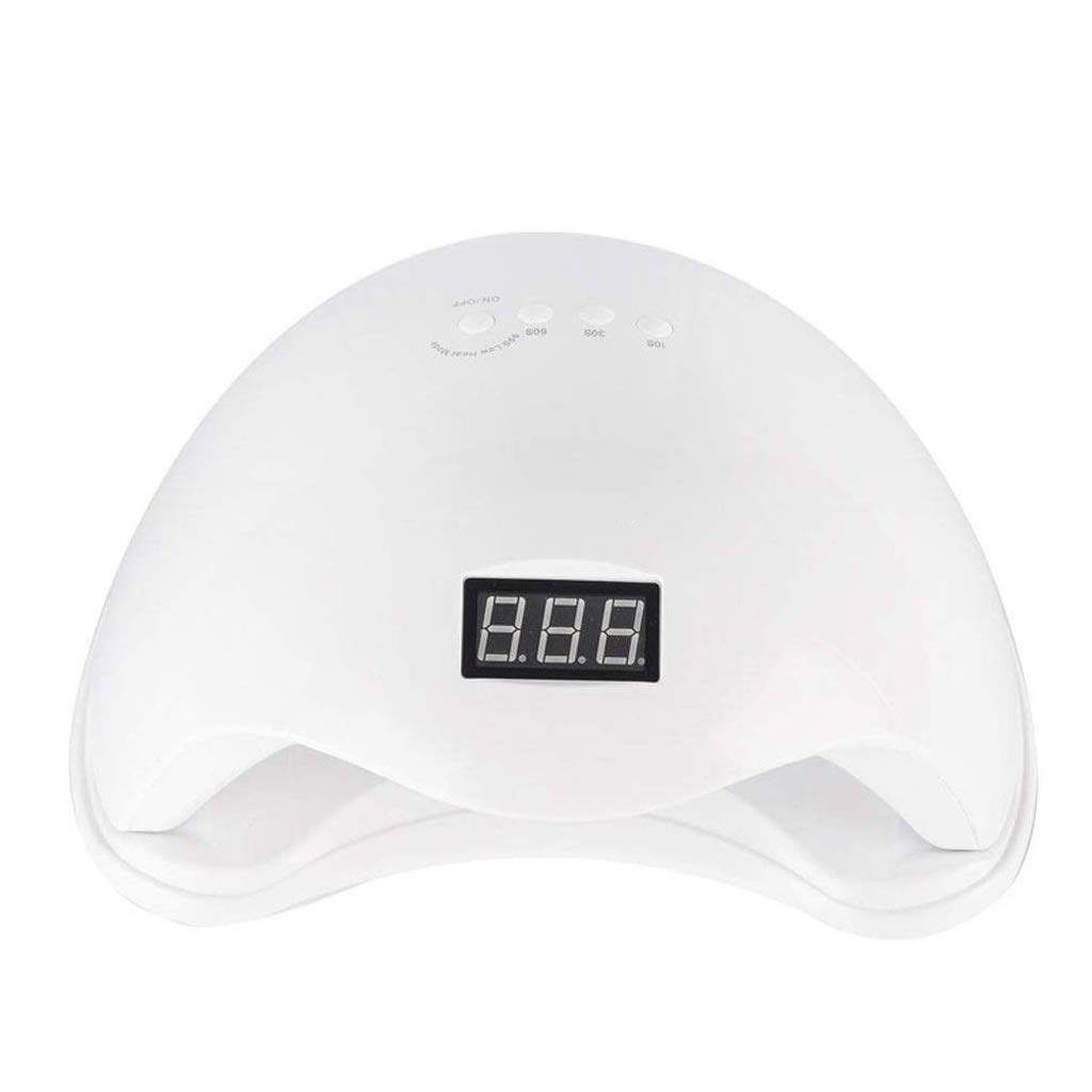 FAXIOAWA Macchina per fototerapia Bianca, Lampada per Unghie Professionale da 48 W, Lampada per polimerizzazione delle Unghie