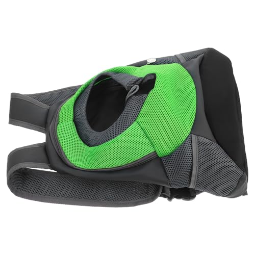 ibasenice Small Dog Front Carrier Backpack Pet Carrier Bag Breathable Mesh Safety Lock Comfortable Travel Harness for Hiking Cycling