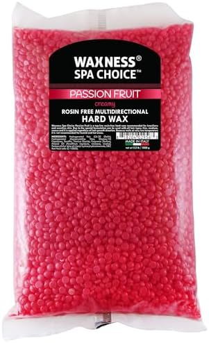 Waxness Spa Choice Rosin Free Multidirectional Hard Wax Passion Fruit 2.2 lb / 1 kg