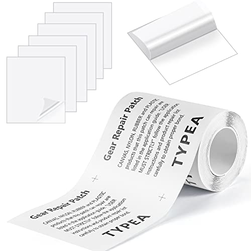 FNBK 7.5 x 375cm Pool Patch Kit Parches de Reparación Autoadhesivos TPU Kit de Reparación para Colchones de Aire, Piscinas, Castillos Hinchables, Carpas, Lonas, Marquesinas, Juguetes Hinchables Cover