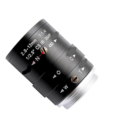 Objectif de sécurité HD zoom manuel 2.8-12mm mégapixel stable