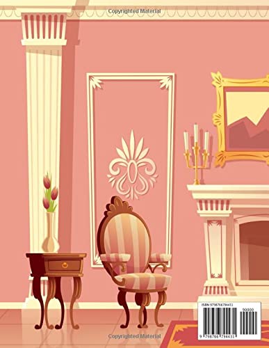 Luxury Interiors Coloring Book: An Adult Coloring Book With Cozy Home Design, Fun Room Ideas And Beautiful Decorated Kitchen For Relaxation And Stress Relief image 3