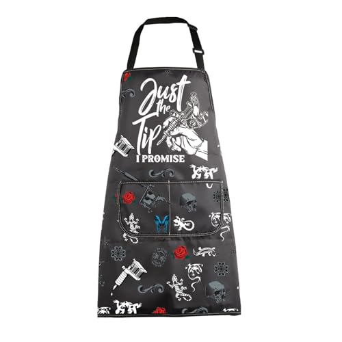 MBMSO Tattoo Apron Tattoo Artist Gift Funny Eat Sleep Tattoo Repeat Tattooing Apron Tattoo...