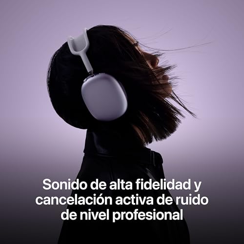 Miniatura 5 de Apple AirPods Max Auriculares inalámbricos de diadema con cancelación activa de ruido de nivel profesional,modo de sonido ambiente,audio espacial personalizado,carga por USB C, Blanco estrella ​​​​​​​