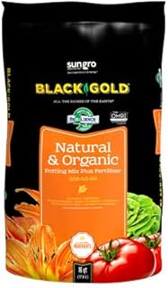 Black Gold Potting Mix - Natural & Organic, Indoor Use, Bulk Potting Soi...