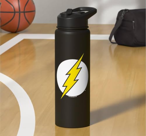 Image of The Flash Logo Stainless Steel Insulated Water Bottle