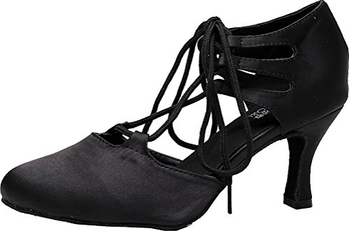 Chaussures de danse latine à bout fermé pour femme 7137